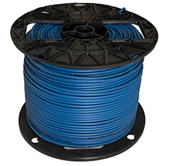 Blue CCS Tracer Wire, 10 AWG, PE30