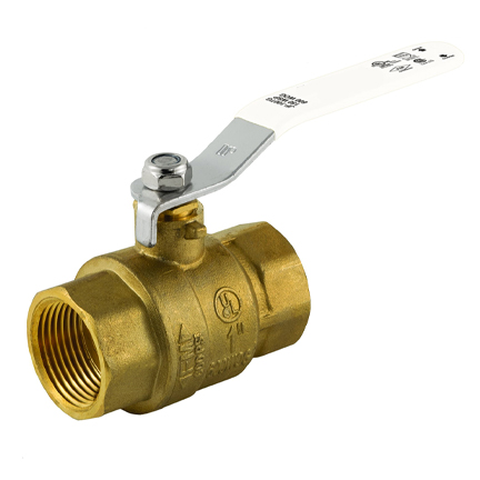 Lead-free full port brass ball valve